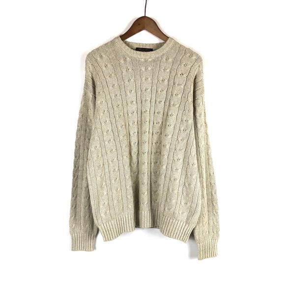 Brooks Brothers Other - Brooks Brothers Men’s Cable Knit Crew Neck Sweater